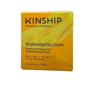 Kinship Brightening Eye Cream Red Algae Vitamin‎ C Amino Acids 0.5 fl oz